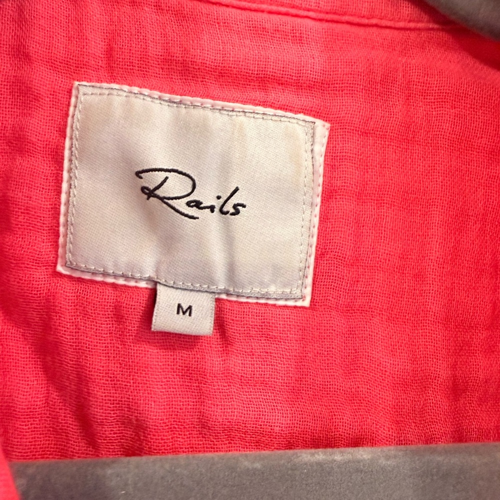 Rails Pink Button-Up Shirt - Picture 7 of 8